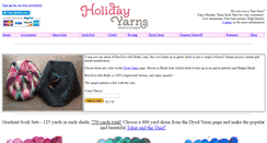 Desktop Screenshot of holidayyarns.com